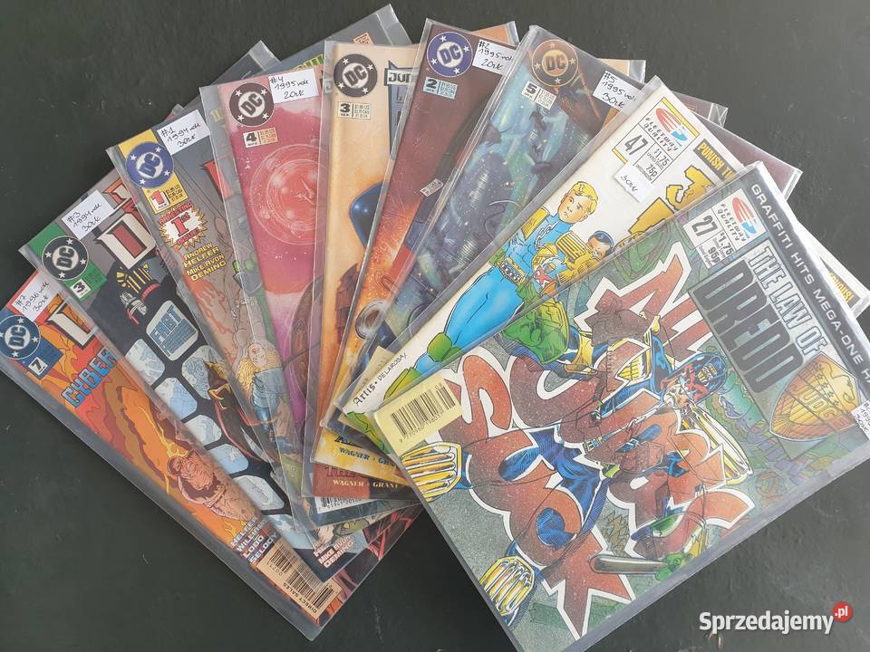 Judge Dredd zestaw 9 komiksów język angielski