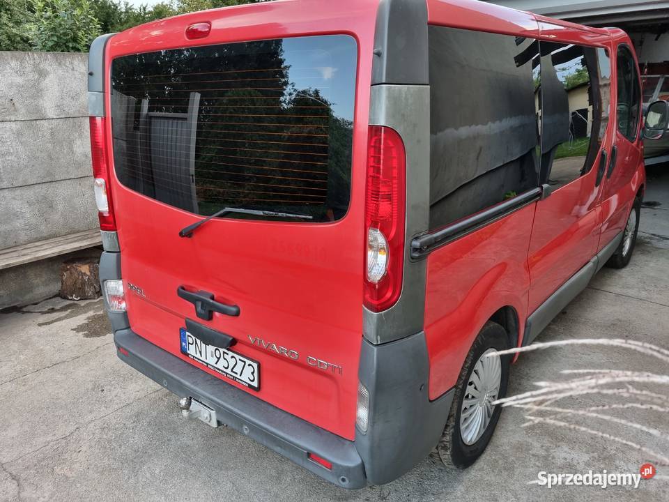 Opel Vivaro 9osobowy 2010 manualna wielkopolskie Zbąszyń sprzedam