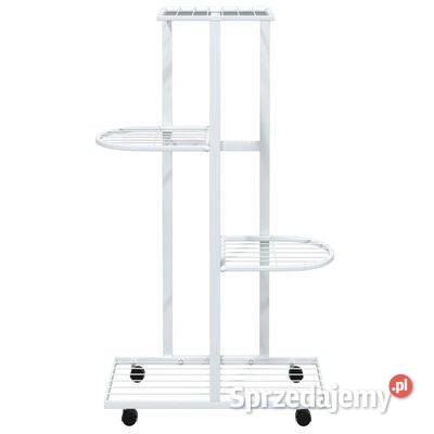 vidaXL Kwietnik z 4 półkami i kółkami 44x23x80 Warszawa sprzedam