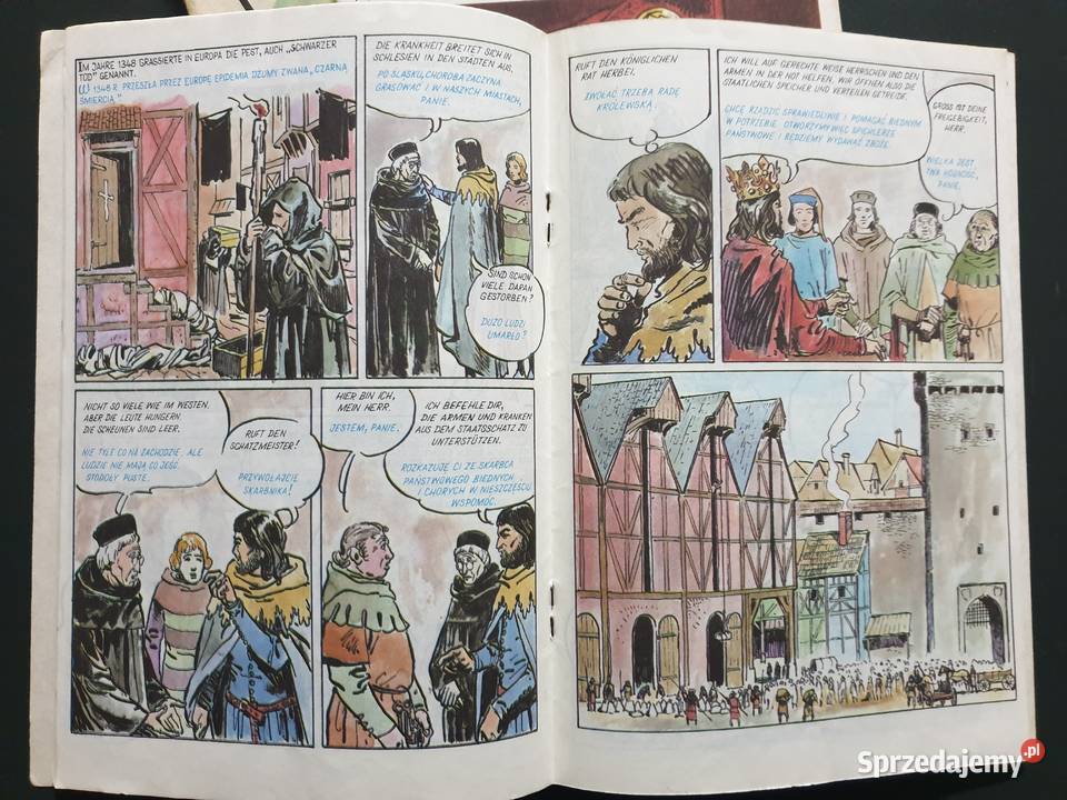 Początki Państwa Polskiego 3 dwujęzyczne komiksy Gdynia