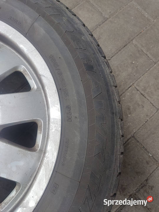 Felgi ALU z oponami letnimi 19565R15 91H Wrocław sprzedam