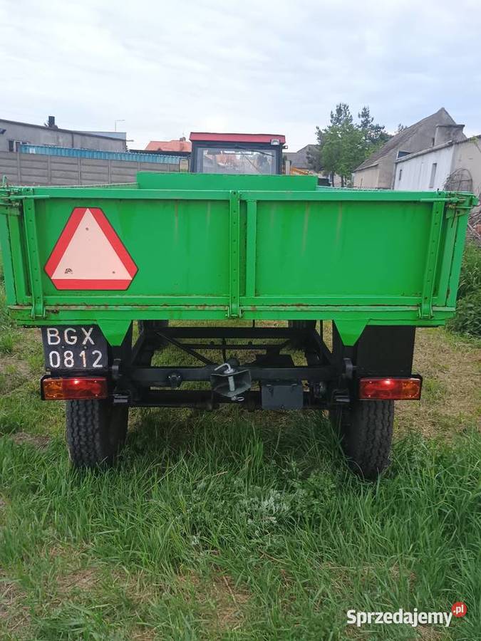 Przyczepa rolnicza do 35t z dokumentami nieuszkodzony Mogilno