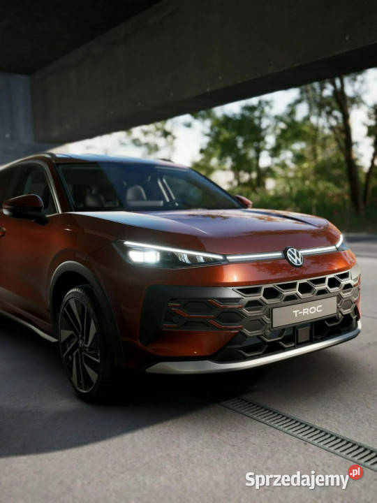 Volkswagen TRoc Wersja Style 15 eTSI 150 DSG światła do jazdy dziennej Łódź