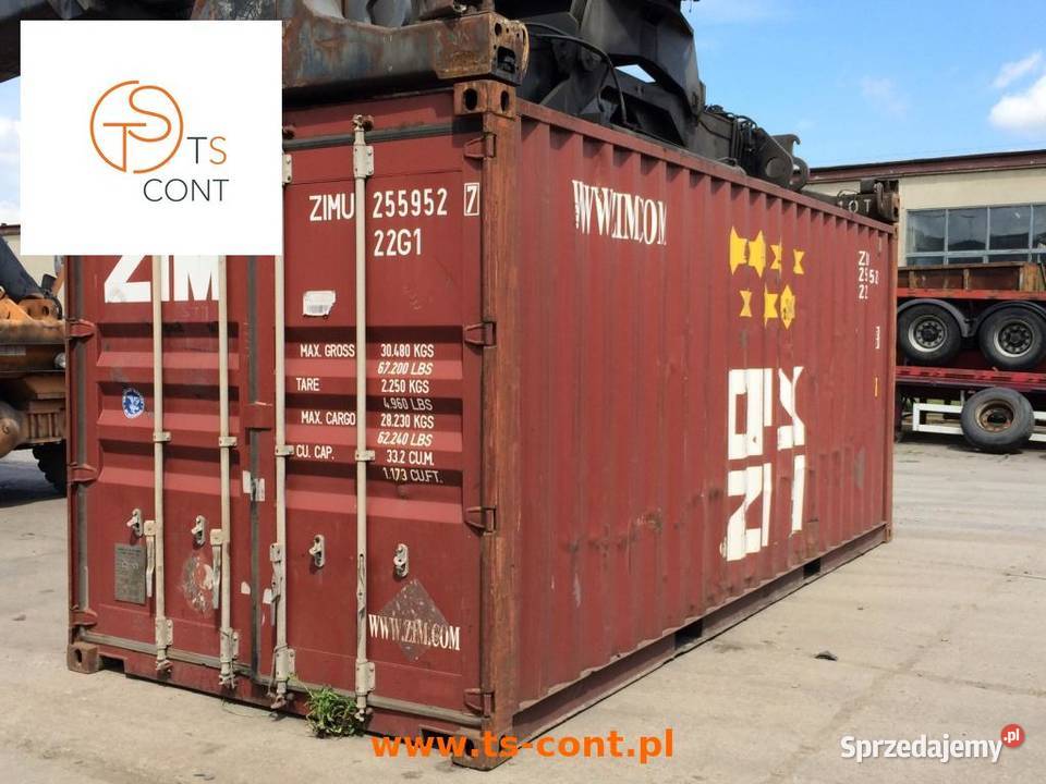 Kontener morski magazynowy budowlany 20 DV Biznes i Przemysł