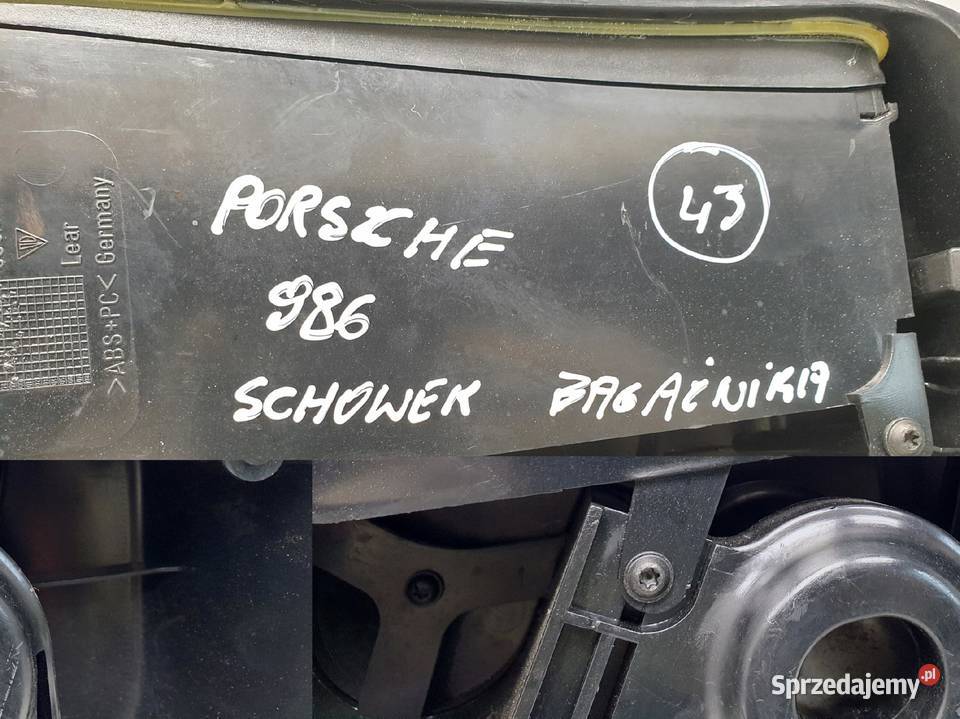 Porsche Boxster 986 TYLNA PÓŁKA Pokrywa osobowe lubelskie Rudka