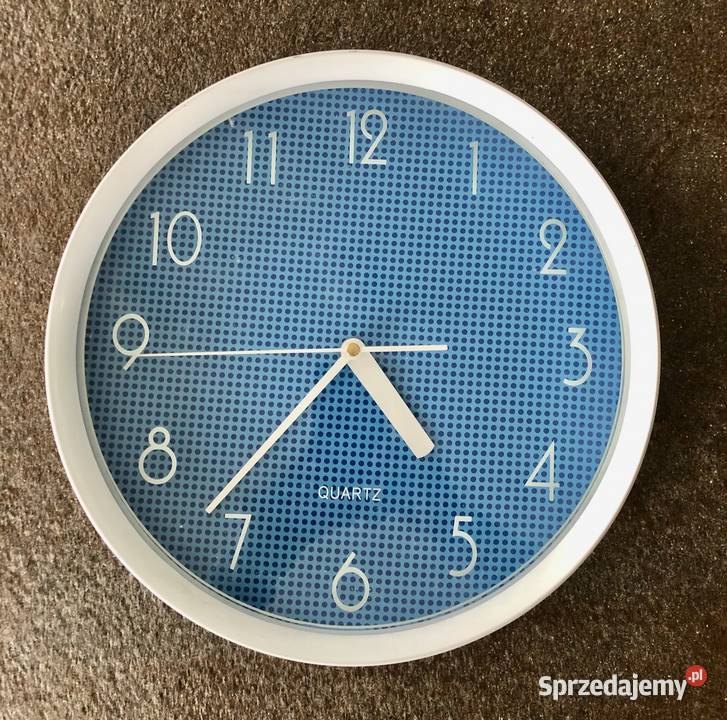 Zegar płynący cichy nowy na ścianę bateria Warszawa