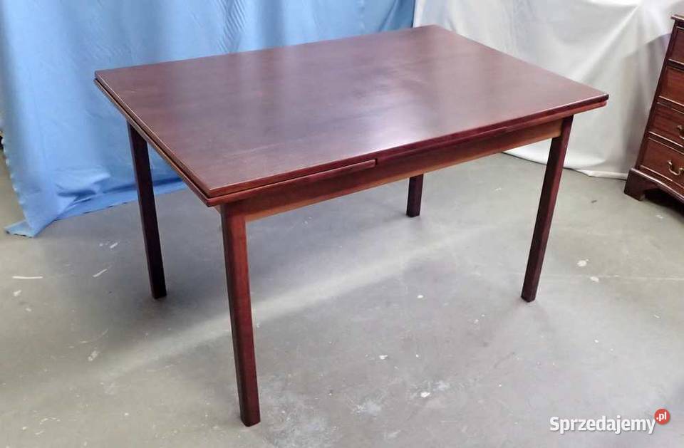 Stół rozkładany duży 120200 przykręcane nogi PRL Warszawa