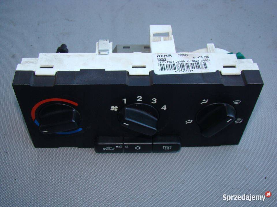Panel klimatyzacji Astra G bertone coupe cabrio Parcice sprzedam