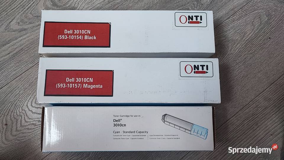 Toner Dell 3010CN 6 sztuk Kraków sprzedam