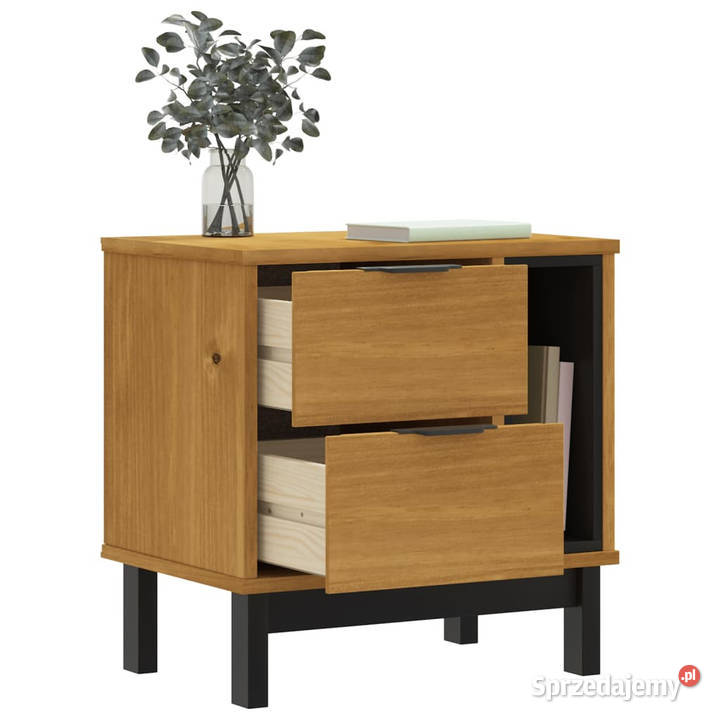 Szafka nocna FLAM 49x35x50 lite drewno sosnowe Warszawa