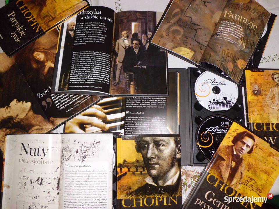 KOLEKCJA dzieł CHOPINA na CD z literaturą 30 Łódź