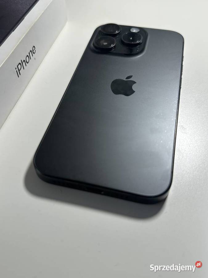 Sprzedam iPhone 15 Pro 128GB Black Titanium 87 podkarpackie Nowa Sarzyna