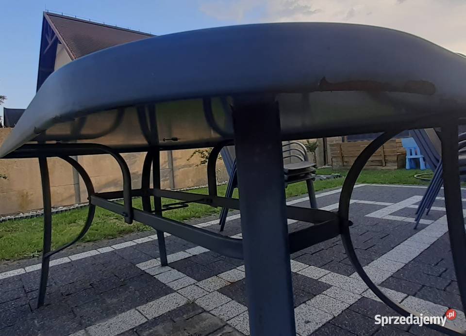 zestaw ogrodowy Cino 6 osoób stolik krzesła Komplety mebli Libiąż sprzedam