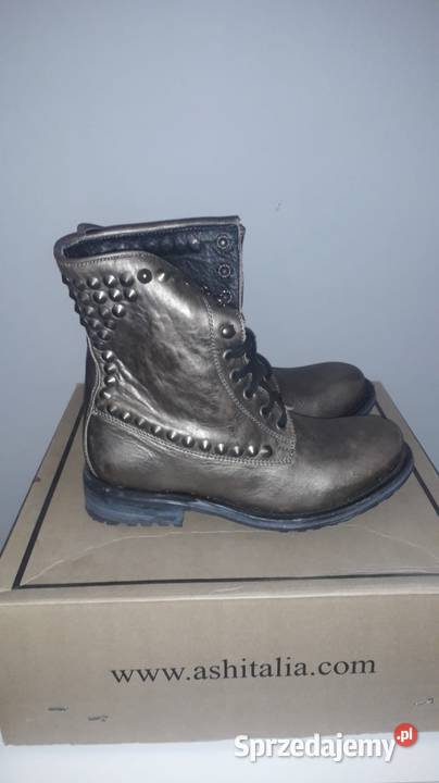 Złote botki damskie Ash 37 Kraków