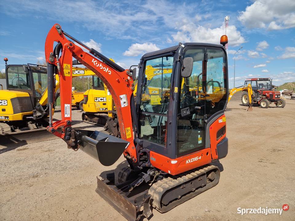 Minikoparka Kubota KX 0164 2019r przebieg Rok produkcji 2019 Koparki Ryżki