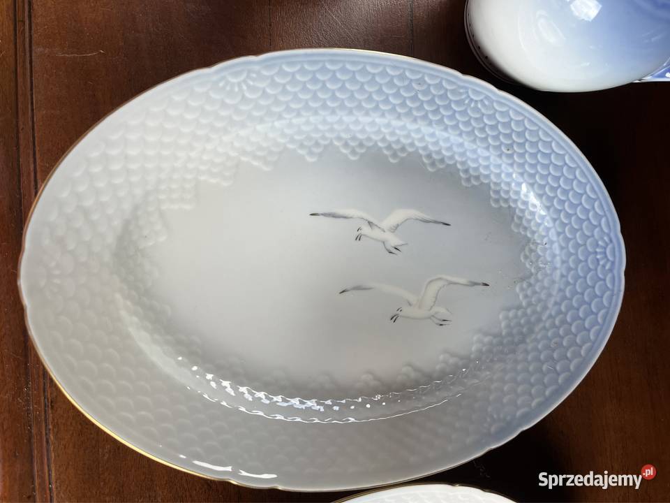 Patera największa B G Royal Copenhagen Złota Gdańsk