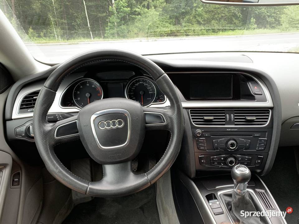Audi A5 Coupe Biała 2008r nieuszkodzony śląskie Jaworzno