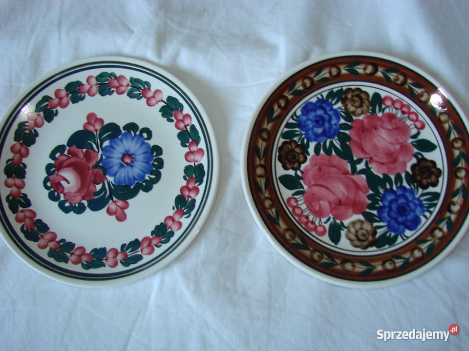 Koło fajansowy talerz PRL Pruszcz Gdański