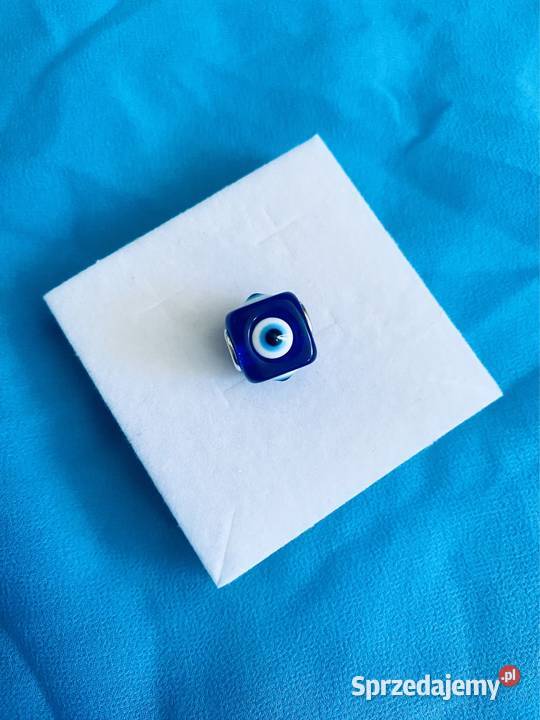 nowa sześcienna zawieszka charms beads masywne Gdynia