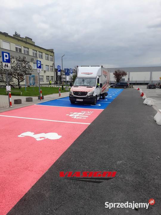 Oznakowanie miejsc poziomych parkingowych Lubenia usługi budowlane