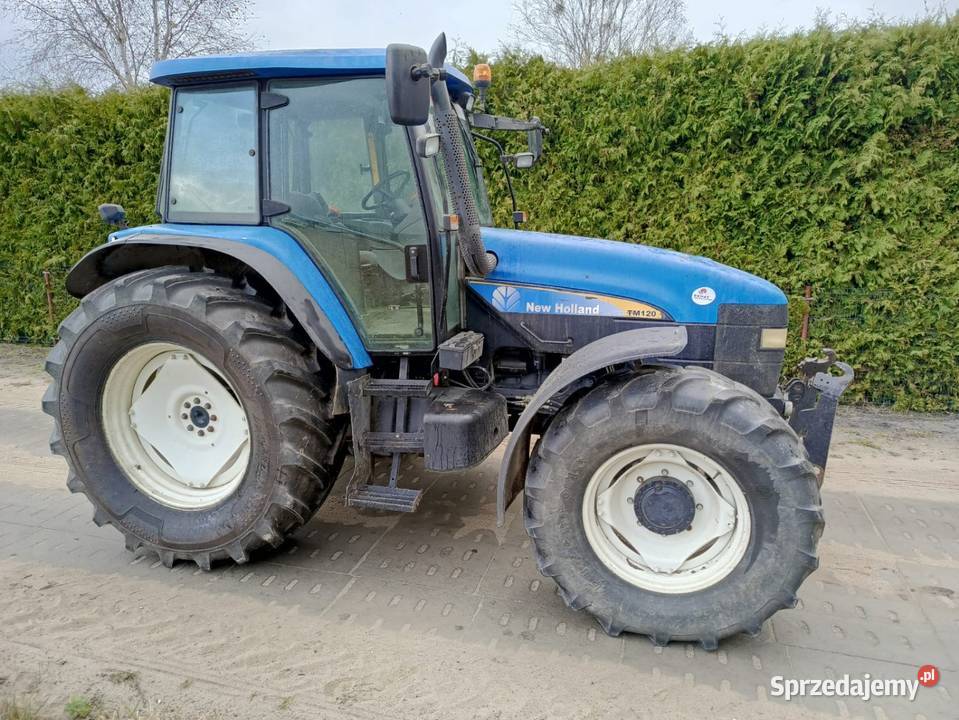 holland TM 120 2004 r Moc 120 z Tuzem Przedni TUZ Ciągniki Łobżenica