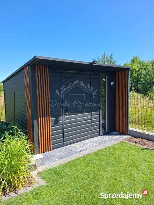 Schowek domek ogrodowy 3x3 okno dekor z lameli mazowieckie Siedlce