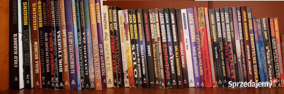 Jack Higgins kolekcja książek kryminał sensacja Kielce