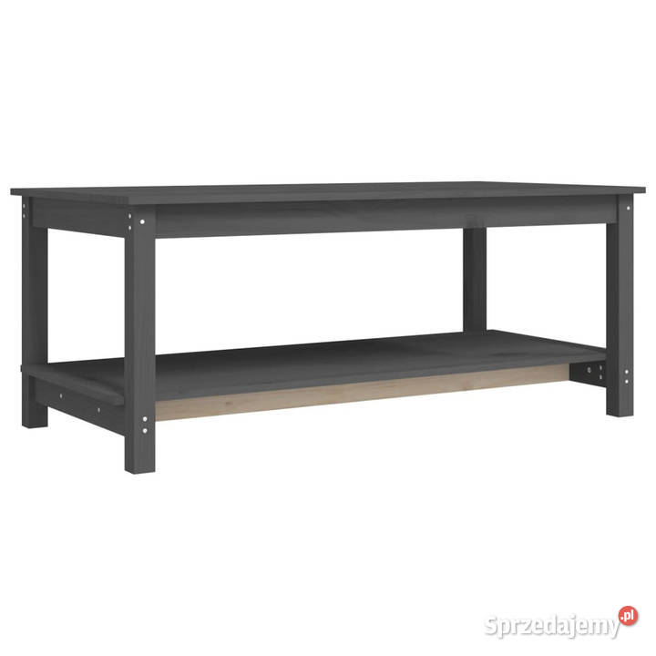 Stolik kawowy szary 110x55x45 lite drewno sprzedam
