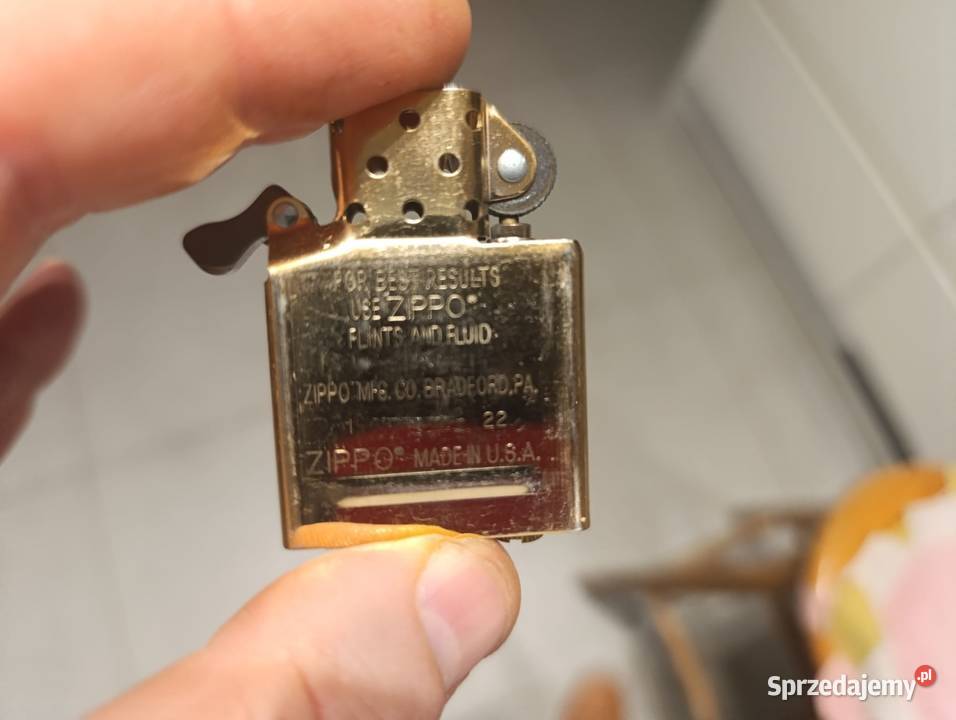Zapalniczka srebro antyk vintage Zippo Poznań sprzedam