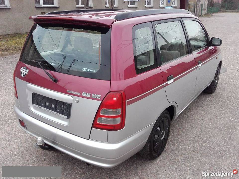 Sprzedam nieuszkodzony Daihatsu Gran Move Samochody osobowe Hajnówka