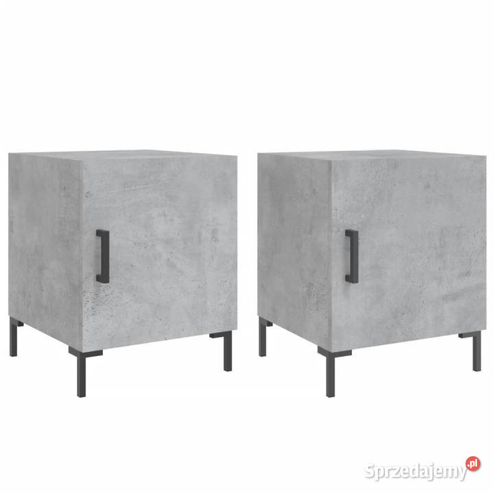 Szafki nocne 2 szarość betonu 40x40x50 WM827573 Warszawa sprzedam