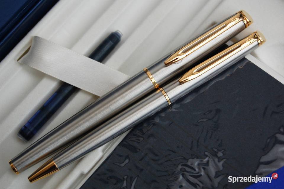 Pióro wieczne i długopis stal Hemisphere Lublin