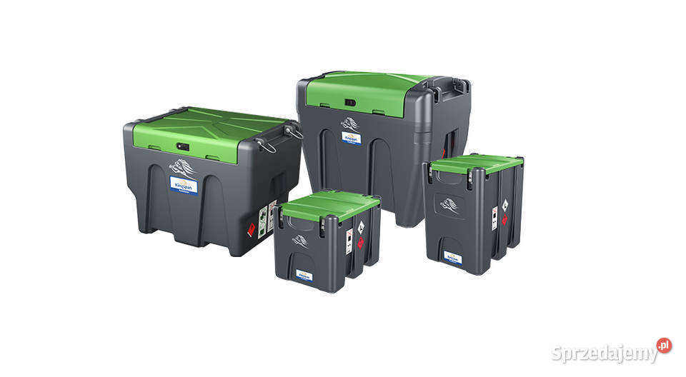 Mobilny zbiornik paliwa 300 l Pompa 24 V 50lmin Zielona Góra