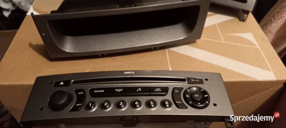 Oryginalne radio Peugeot 308 408 komplet Pruszcz Gdański