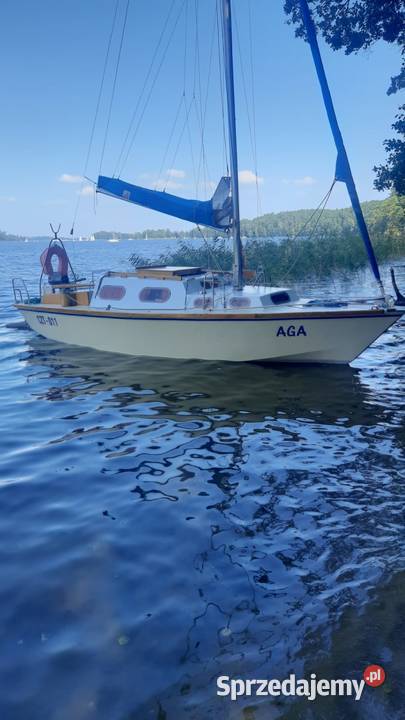 Polski jacht Śnieżka sklejka laminat lata 90te Grudziądz