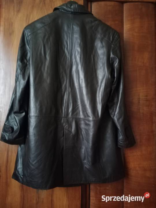Męski Płaszcz Skórzany DORJAN Rozmiar XXXL NOWY śląskie Ruda Śląska