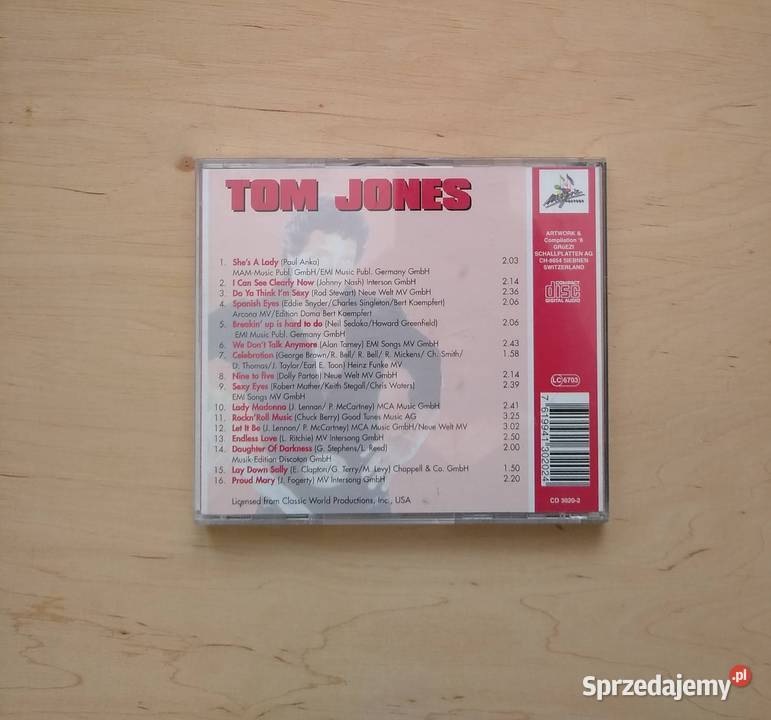 TOM JONES LIVE CD 2 Gdańsk