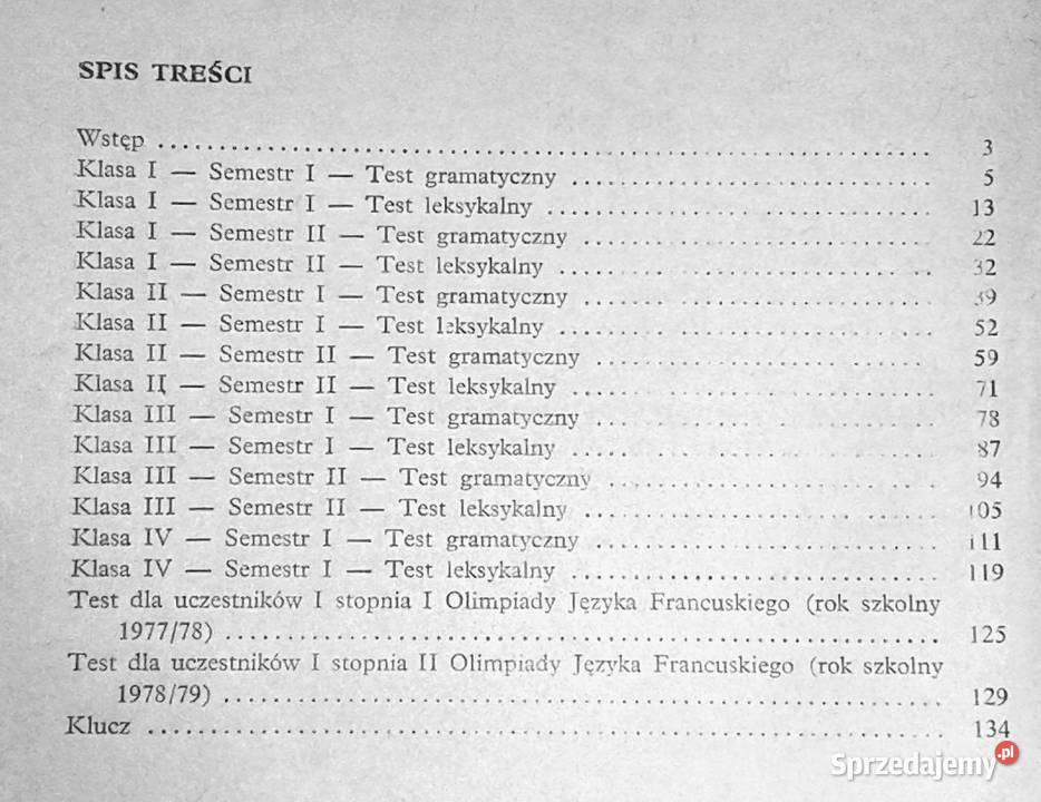 Testy w języku francuskim Jan Duliniec Chełm