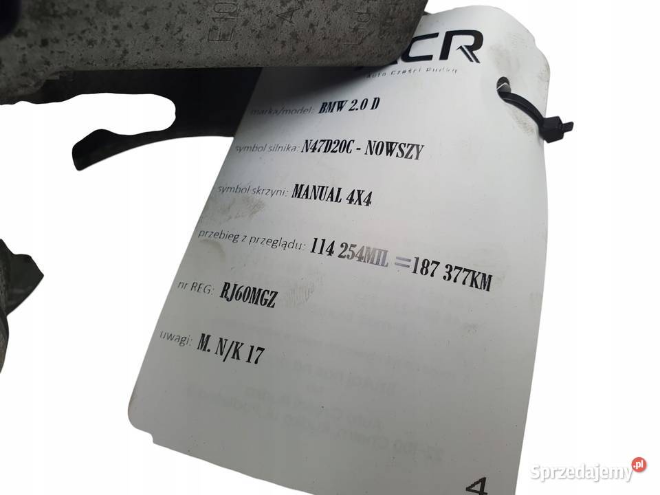 TURBOSPRĘŻARKA BMW X3 E60 E82 E83 E87 E90 E91 lubelskie Chełm