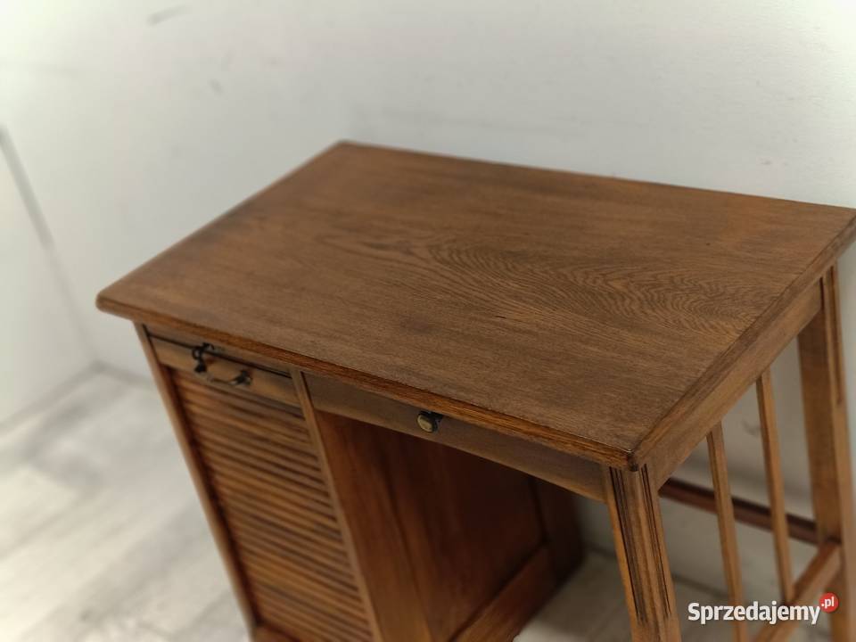 małe biurko dwustronne drewniane model Thonet z