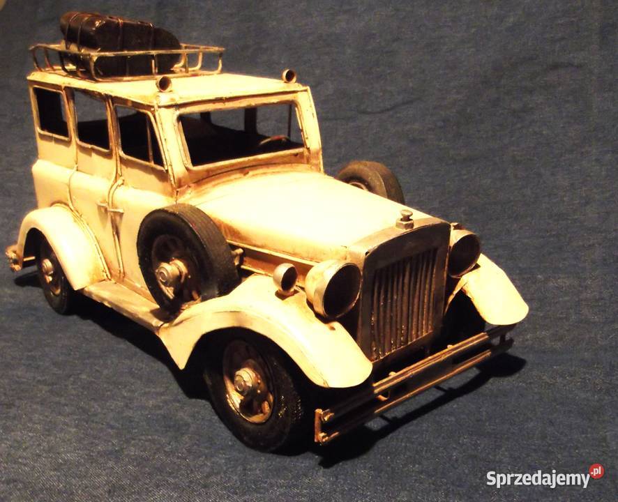 Samochód model duży metalowy dekoracja pomorskie