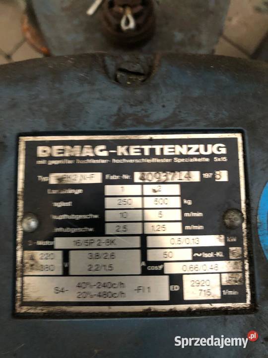 Wciąg łańcuchowy Bolesławiec