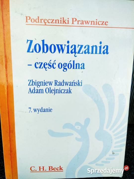 Zobowiązania część ogólna księgarnie szkolne mazowieckie