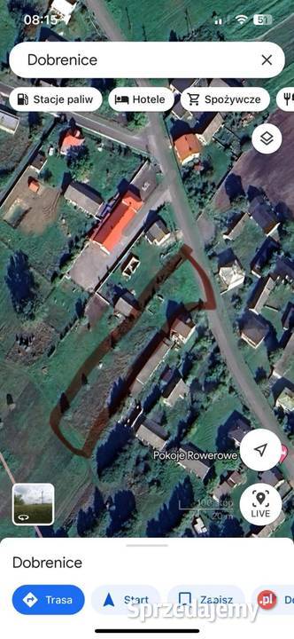 Działka rolna 2800m2 97352 Dobrenice Piotrków Trybunalski