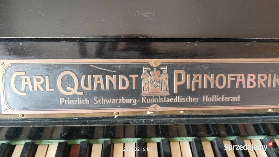 Pianino Carl Quandt Branice