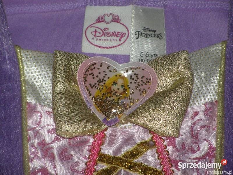 Strój kostium przebranie ROSZPUNKA ZAPLĄTANI 56 Sukienki i spódniczki Siedlce