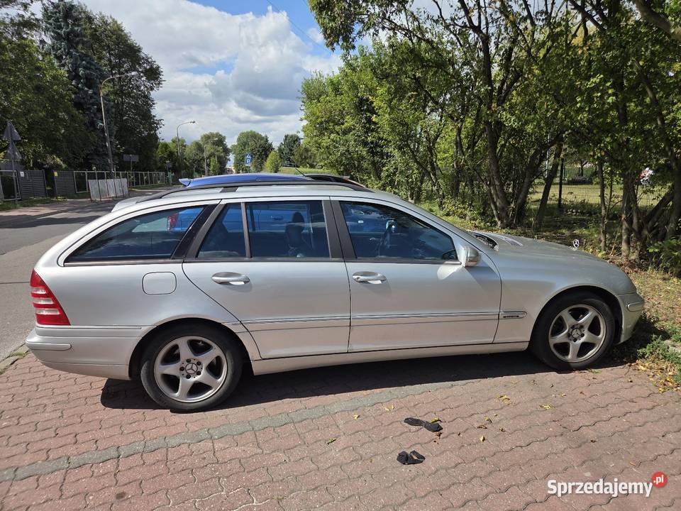 Mercedes c klasa w203 20 kompressor elektrycznie ustawiane fotele Mercedes-Benz Dąbrowa Górnicza sprzedam