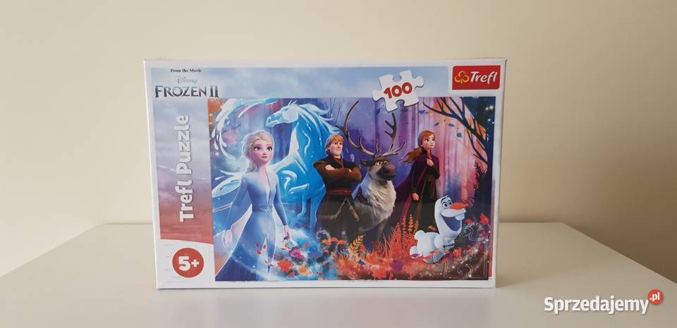Nowe Puzzle Kraina lodu 100 elementów 5 folia Warszawa