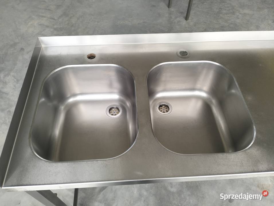 Zlew gastronomiczny 2komorowy 153x60x95 Słupia Kapitulna