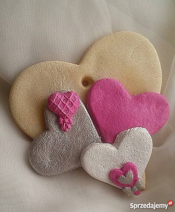 Serca z dowolnym napisem dzień babci dziadka Dekoracje i ozdoby Nowa Ruda